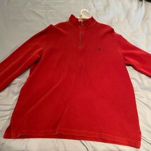 Polo 3 quarter zip sweater